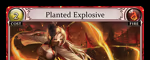 Planted Explosive
