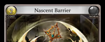 Nascent Barrier