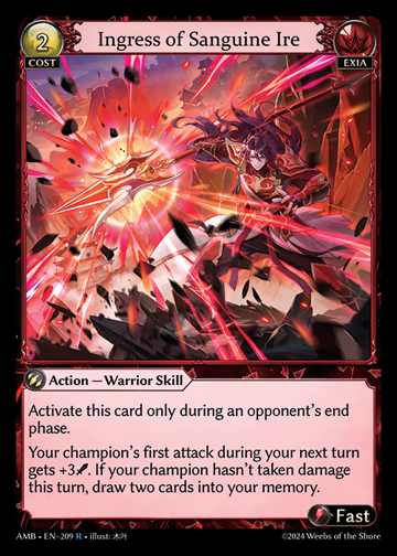 Ingress of Sanguine Ire