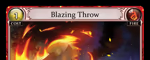 Blazing Throw
