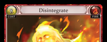 Disintegrate