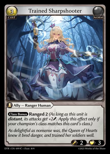 Trained Sharpshooter