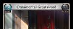 Ornamental Greatsword