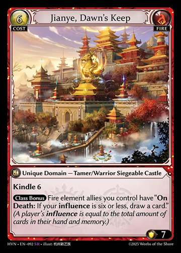 Jianye, Dawn's Keep