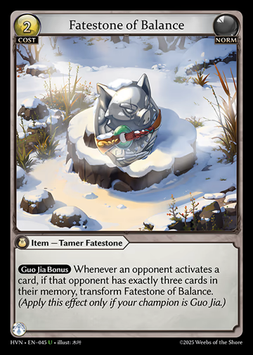 Fatestone of Balance