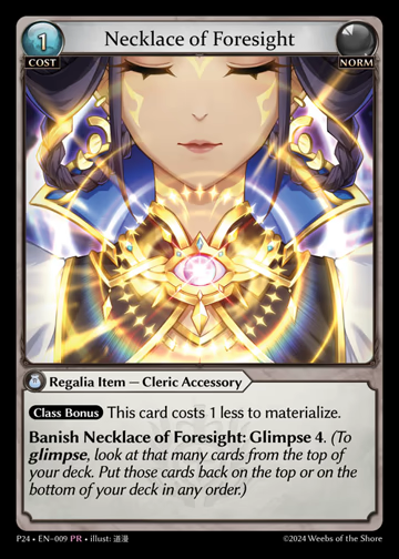 Necklace of Foresight