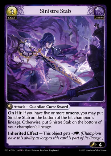 Sinistre Stab