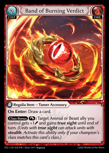 Band of Burning Verdict