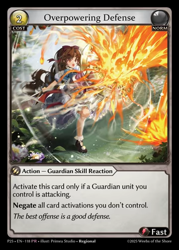 Overpowering Defense