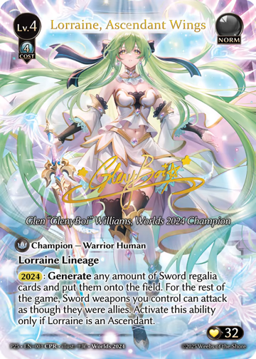 Lorraine, Ascendant Wings