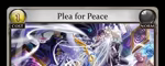 Plea for Peace
