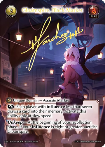 Gloamspire, Black Market